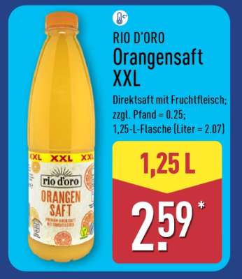 RIO D’ORO Orangensaft XXL
