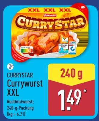 CURRYSTAR Currywurst XXL