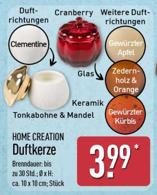 HOME CREATION Duftkerze