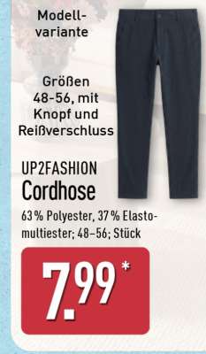 UP2FASHION Cordhose