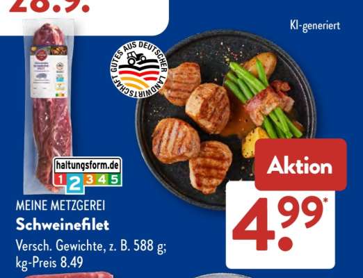 MEINE METZGEREI Schweinefilet