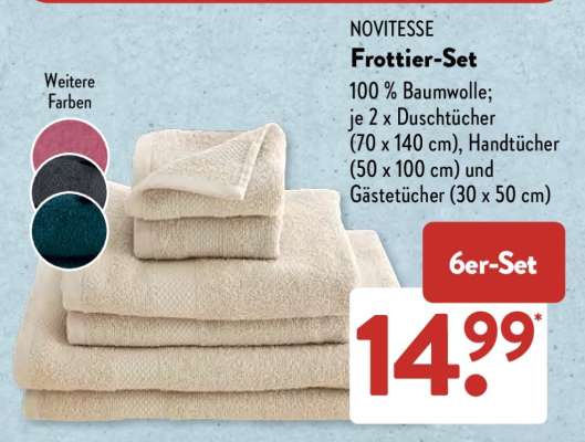 NOVITESSE Frottier-Set
