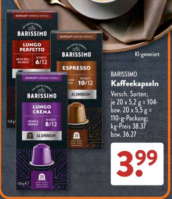 BARISSIMO Kaffeekapseln