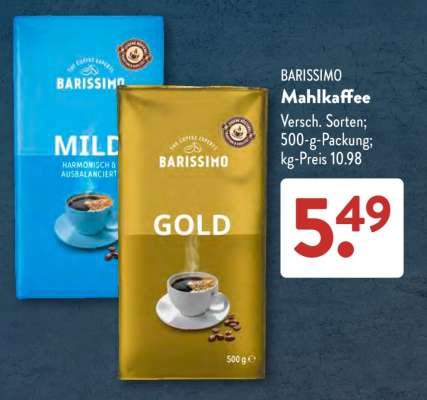 BARISSIMO Mahlkaffee