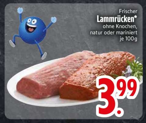 Frischer Lammrücken