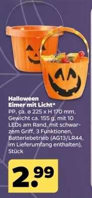 Halloween Eimer mit Licht
