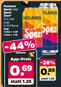 Paulaner Spezi oder Spezi Zero