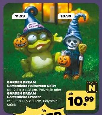 GARDEN DREAM Gartendeko Halloween Geist / Frosch
