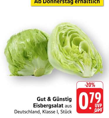 Gut & Günstig Eisbergsalat