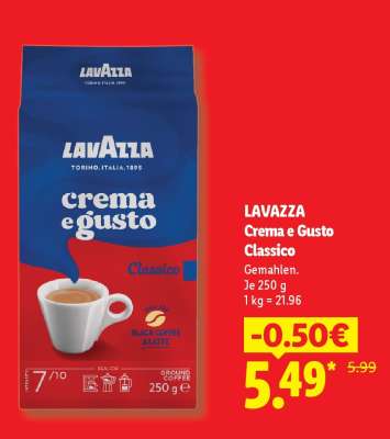 Lavazza Crema e Gusto Classico