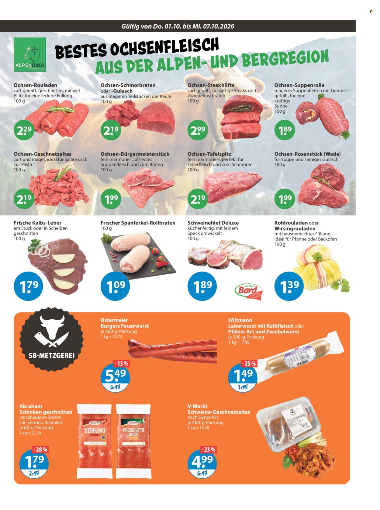 V-Markt Prospekte  - 1.10.2026 - 7.10.2026. Seite 3