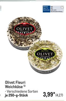 Olivet Fleuri Weichkäse