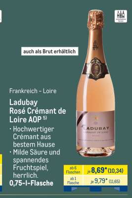 Ladubay Rosé Crémant de Loire AOP