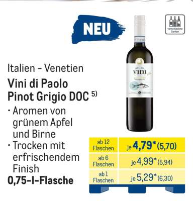 Vini di Paolo Pinot Grigio DOC
