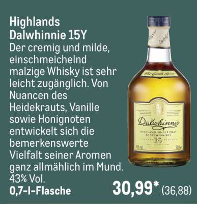 Highlands Dalwhinnie 15Y