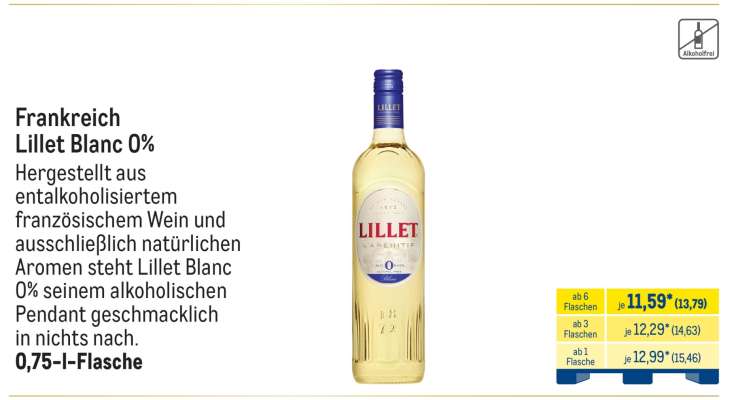 Lillet Blanc 0%