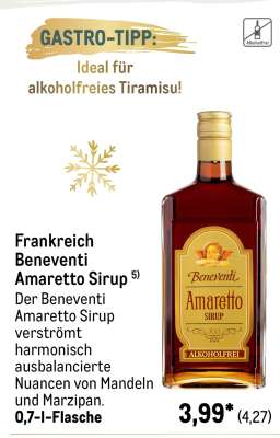 Beneventi Amaretto Sirup
