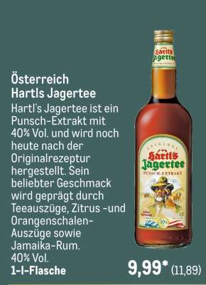 Österreich Hartls Jagertee