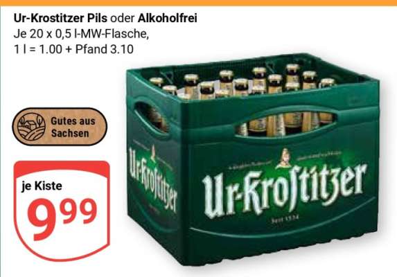 Ur-Krostitzer Pils oder Alkoholfrei