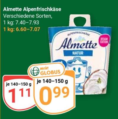 Almette Alpenfrischkäse
