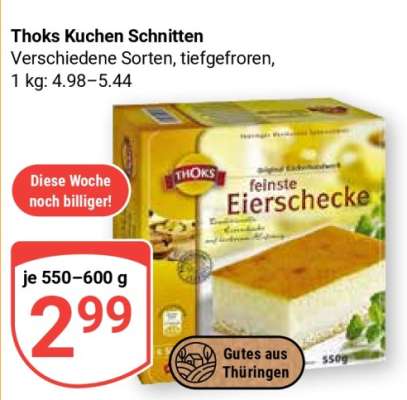Thoks Kuchen Schnitten