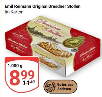 Emil Reimann Original Dresdner Stollen
