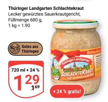 THÜRINGER LANDGARTEN Schlachtekraut