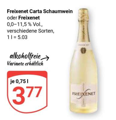 Freixenet Carta Schaumwein oder Freixenet
