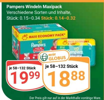 Pampers Windeln Maxipack