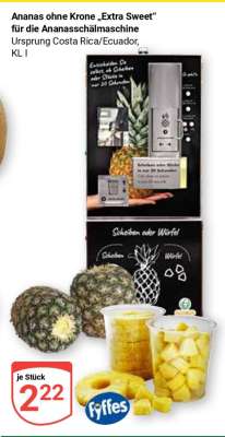 Ananas ohne Krone „Extra Sweet“