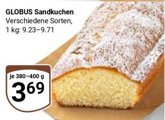 GLOBUS Sandkuchen