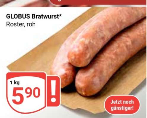 GLOBUS Bratwurst*