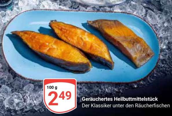 Geräuchertes Heilbuttmittelstück