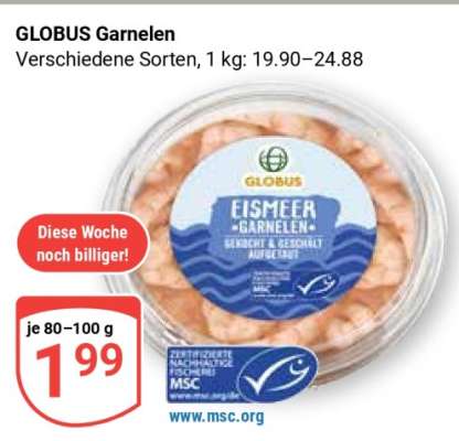 GLOBUS Garnelen