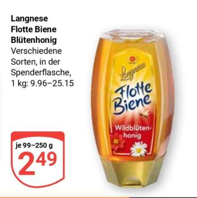 Langnese Flotte Biene Blütenhonig