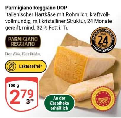 Parmigiano Reggiano DOP