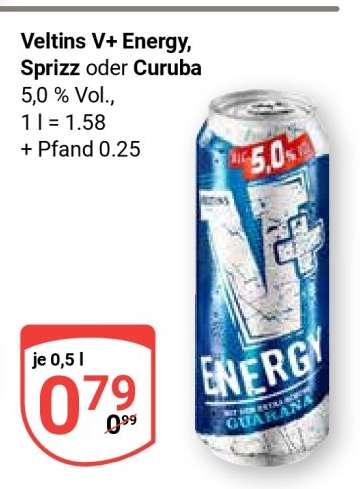 Veltins V+ Energy, Sprizz oder Curuba
