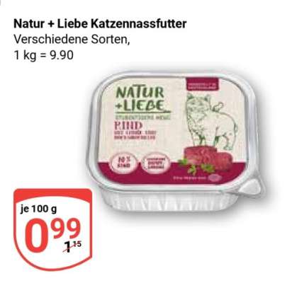 Natur + Liebe Katzennassfutter
