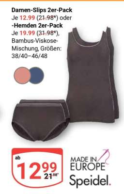 Damen Slips, 2er Pack