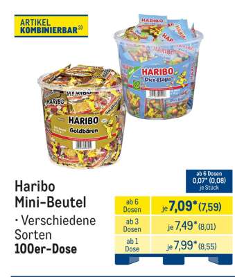 Haribo Mini-Beutel
