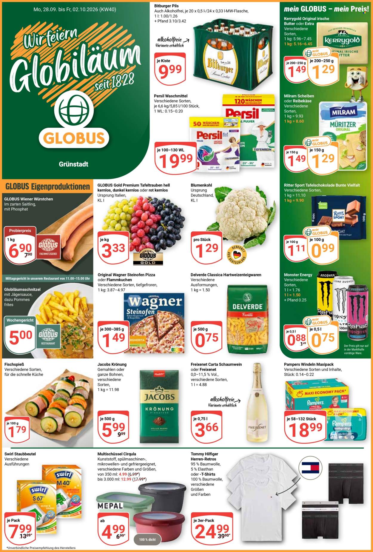 Globus Prospekte  - 28.09.2026 - 2.10.2026. Seite 1
