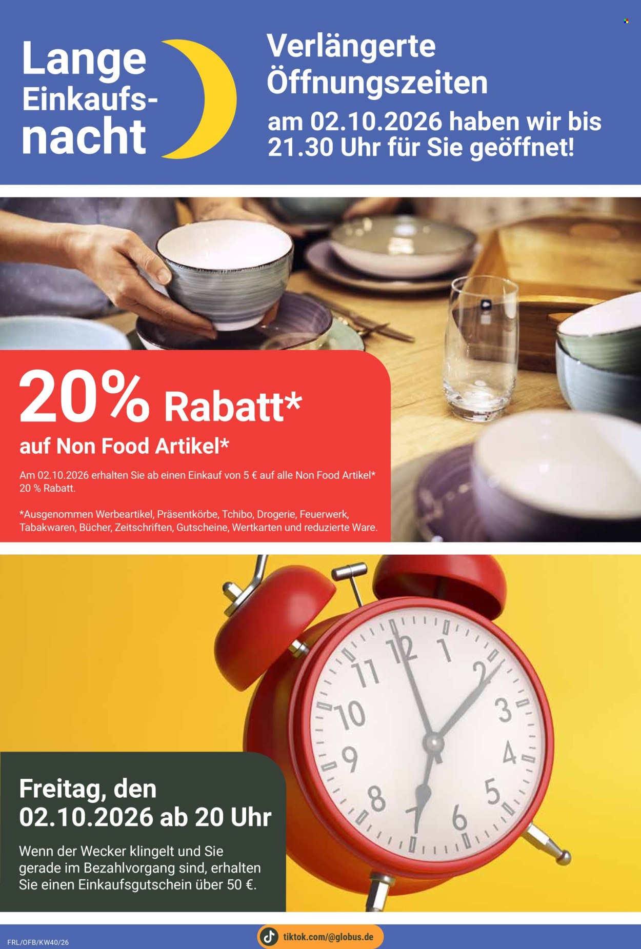 Globus Prospekte  - 28.09.2026 - 2.10.2026. Seite 8