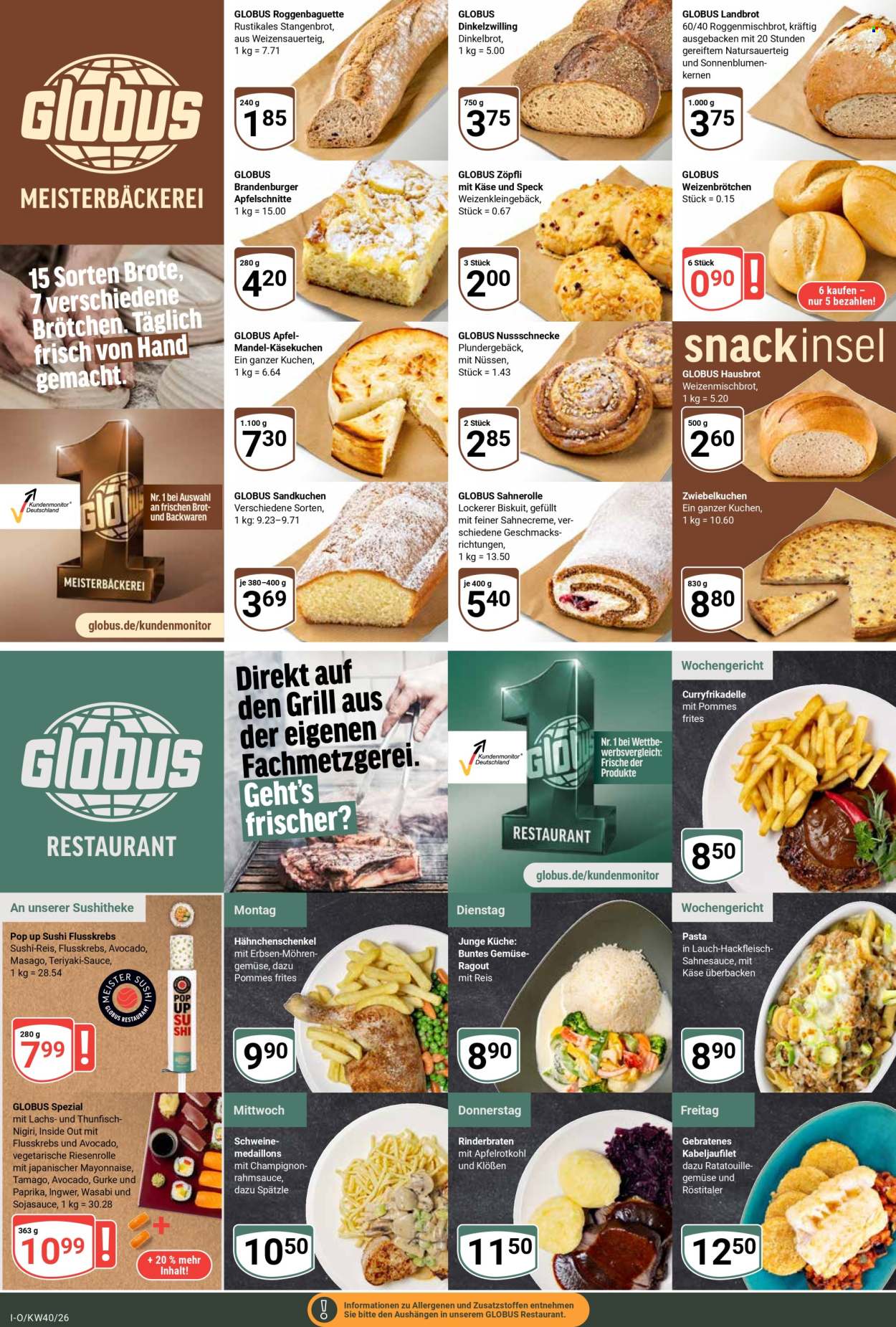 Globus Prospekte  - 28.09.2026 - 2.10.2026. Seite 10