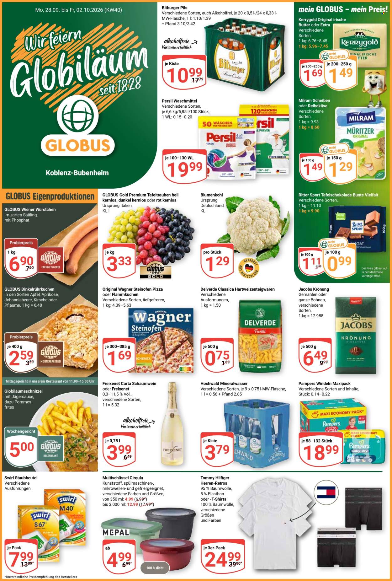 Globus Prospekte  - 28.09.2026 - 2.10.2026. Seite 1