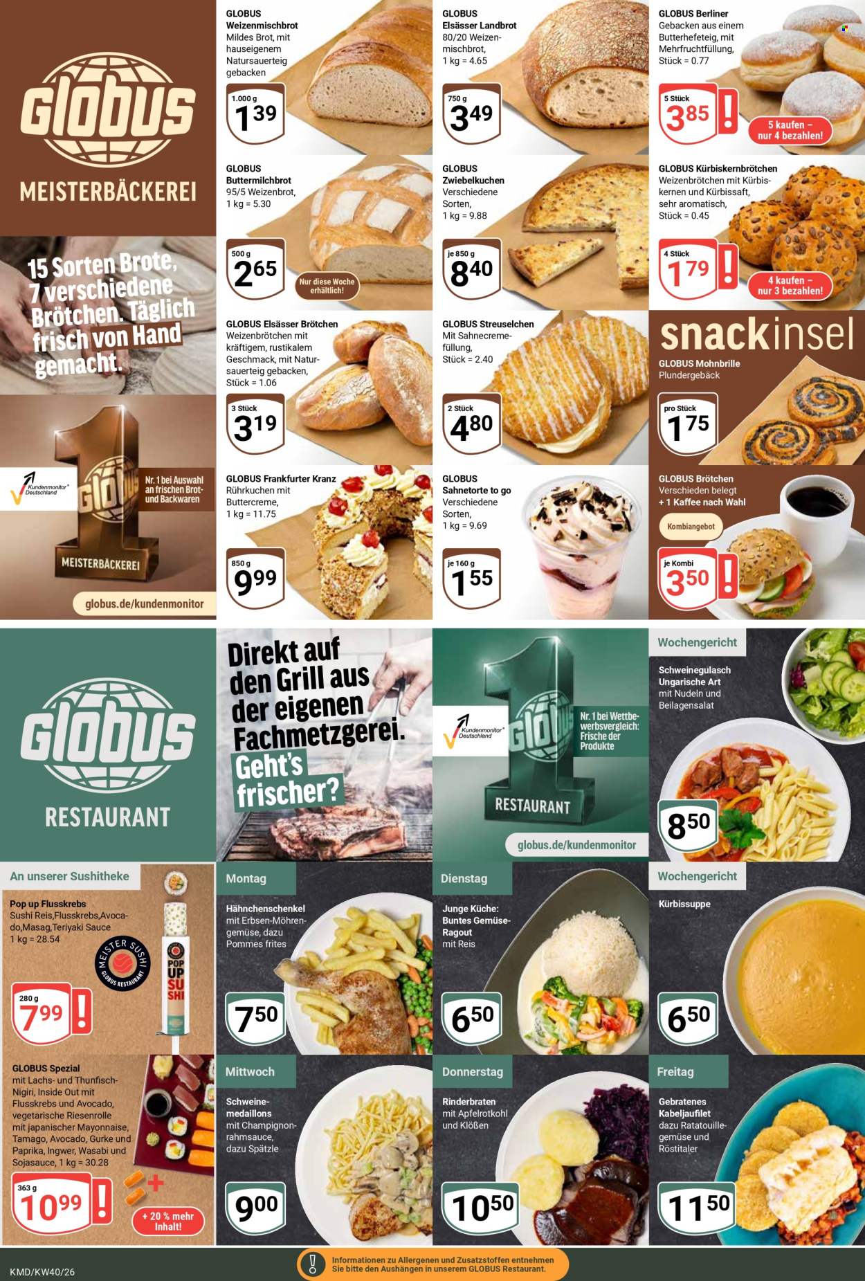 Globus Prospekte  - 28.09.2026 - 2.10.2026. Seite 8