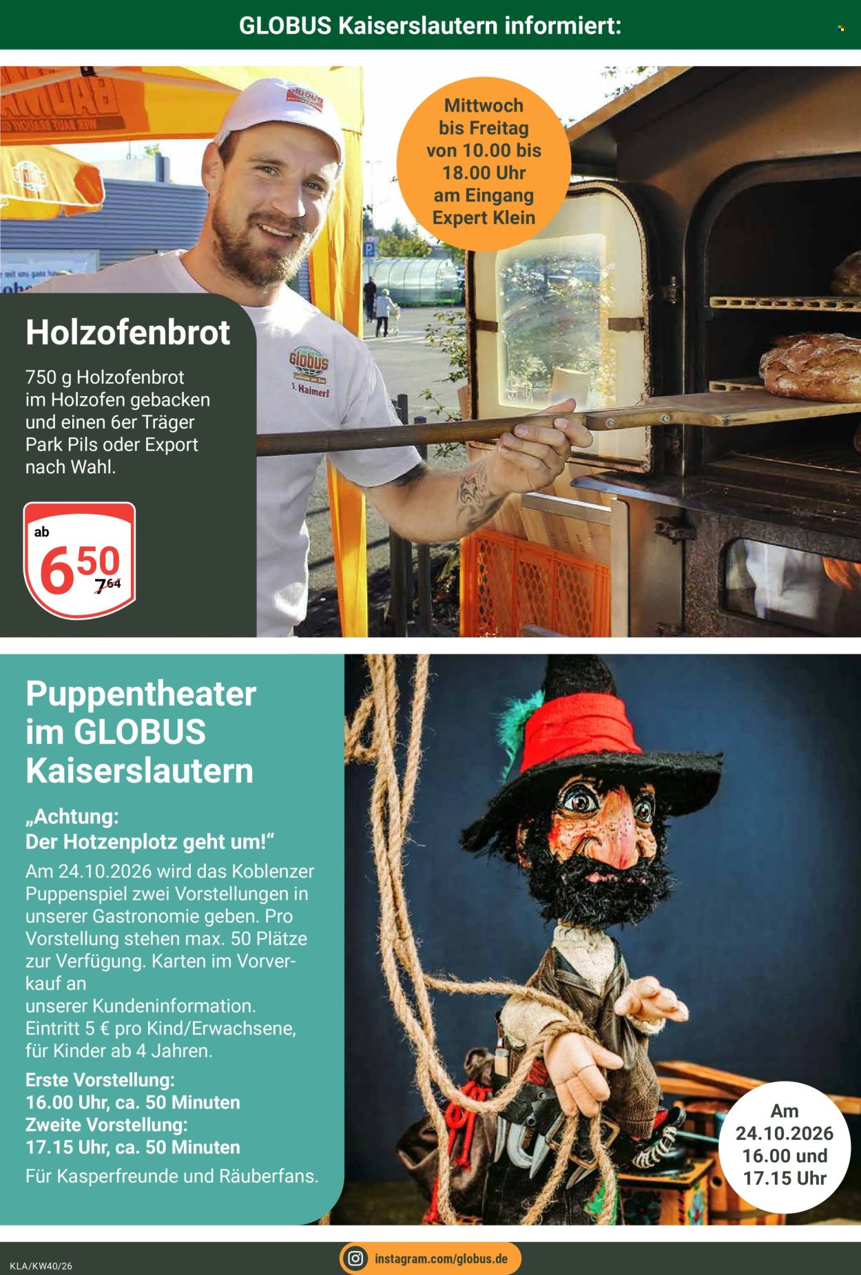 Globus Prospekte  - 28.09.2026 - 2.10.2026. Seite 25
