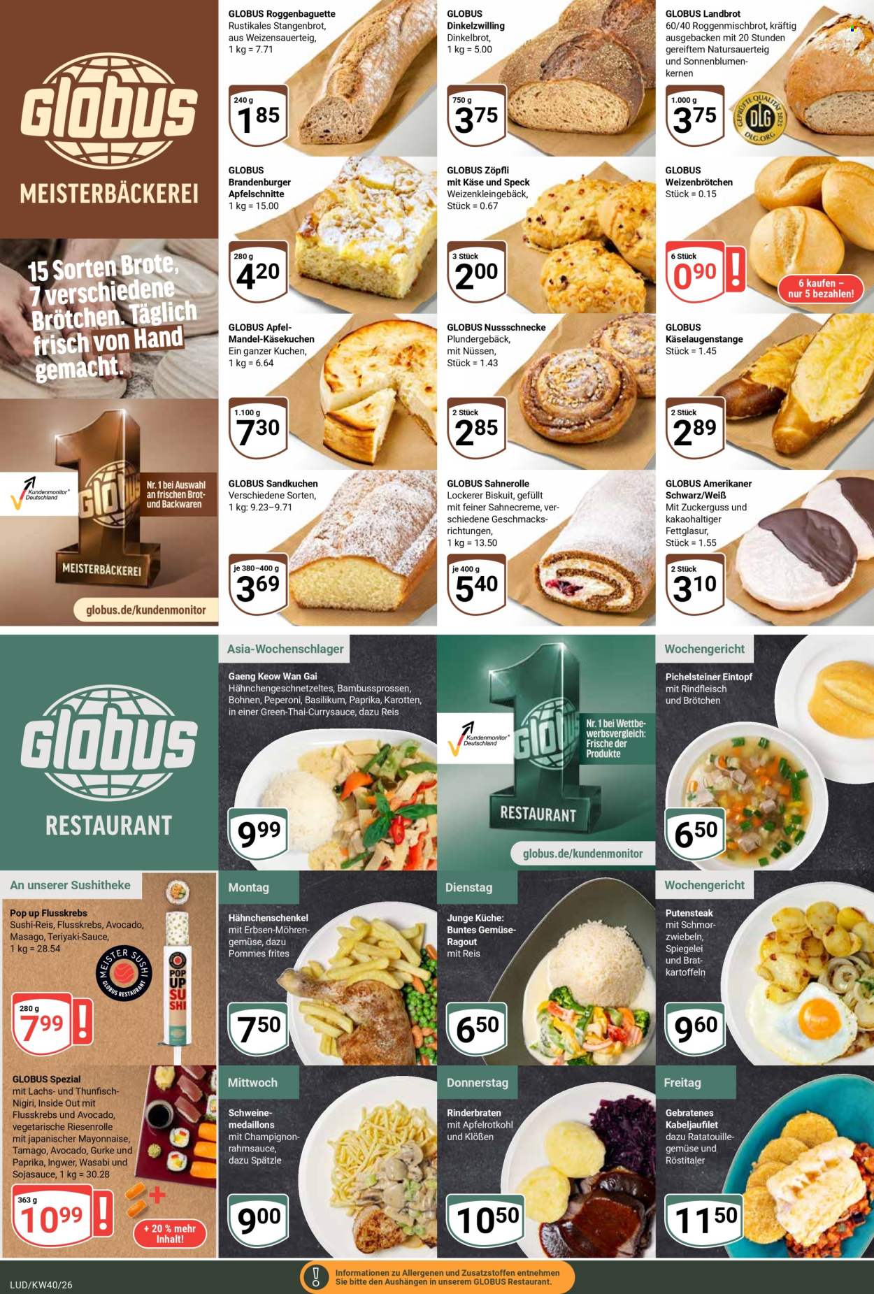 Globus Prospekte  - 28.09.2026 - 2.10.2026. Seite 10
