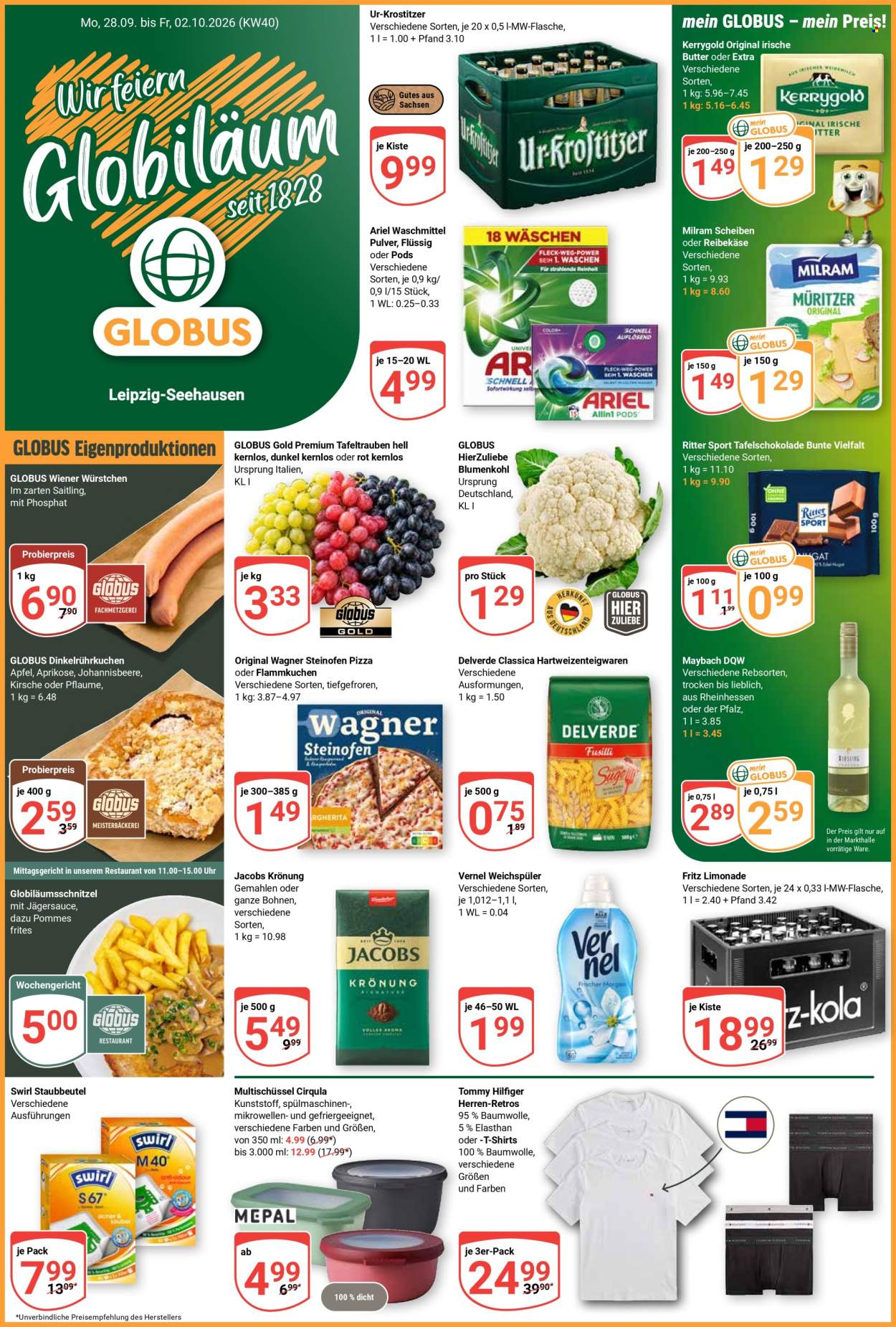 Globus Prospekte  - 28.09.2026 - 2.10.2026. Seite 1
