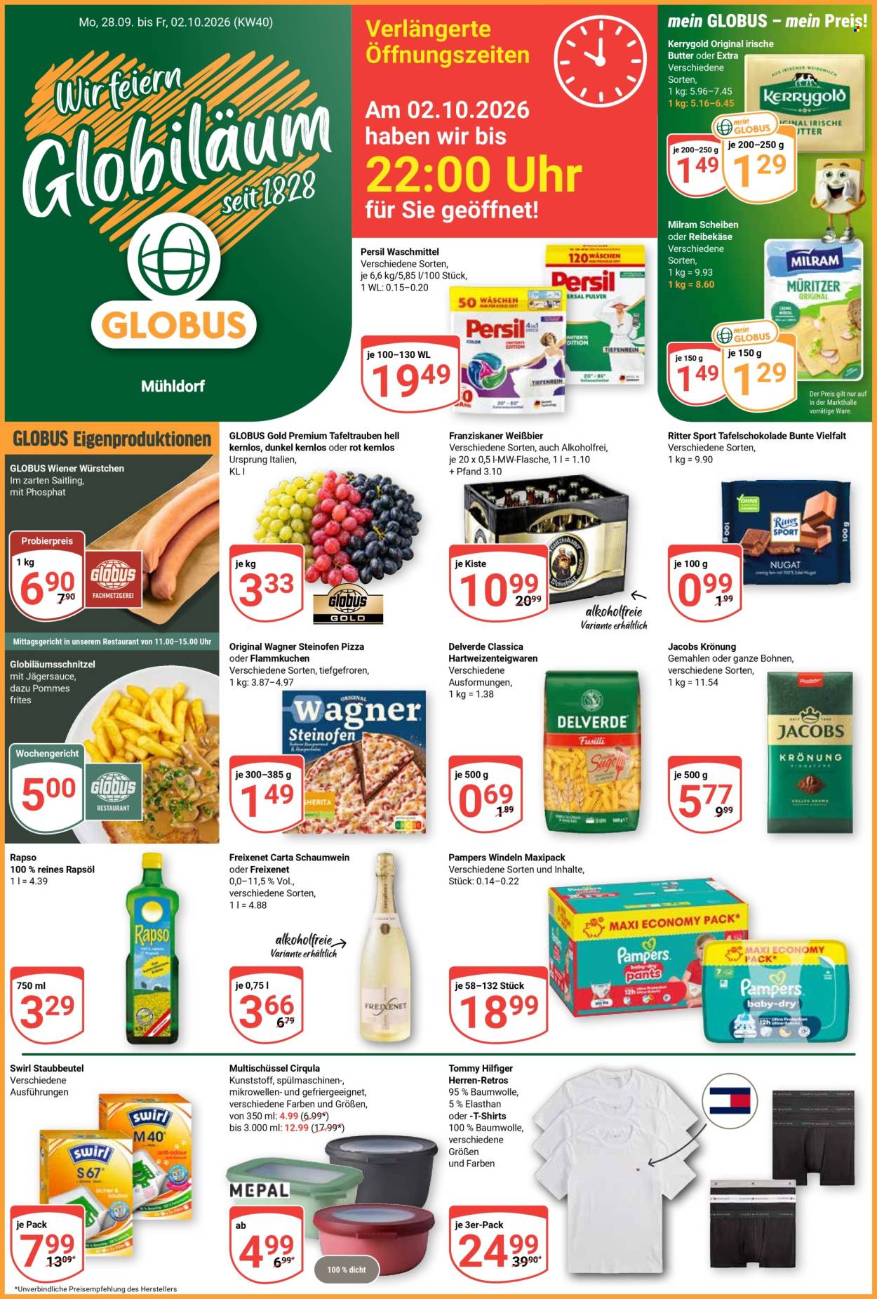 Globus Prospekte  - 28.09.2026 - 2.10.2026. Seite 1