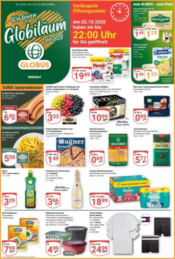Prospekte Globus - 28.09.2026 - 2.10.2026.